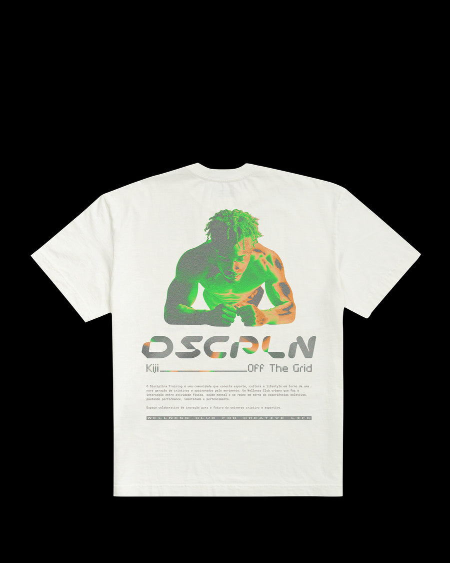 T-Shirt Heavy Kiji x Disciplina - Off White